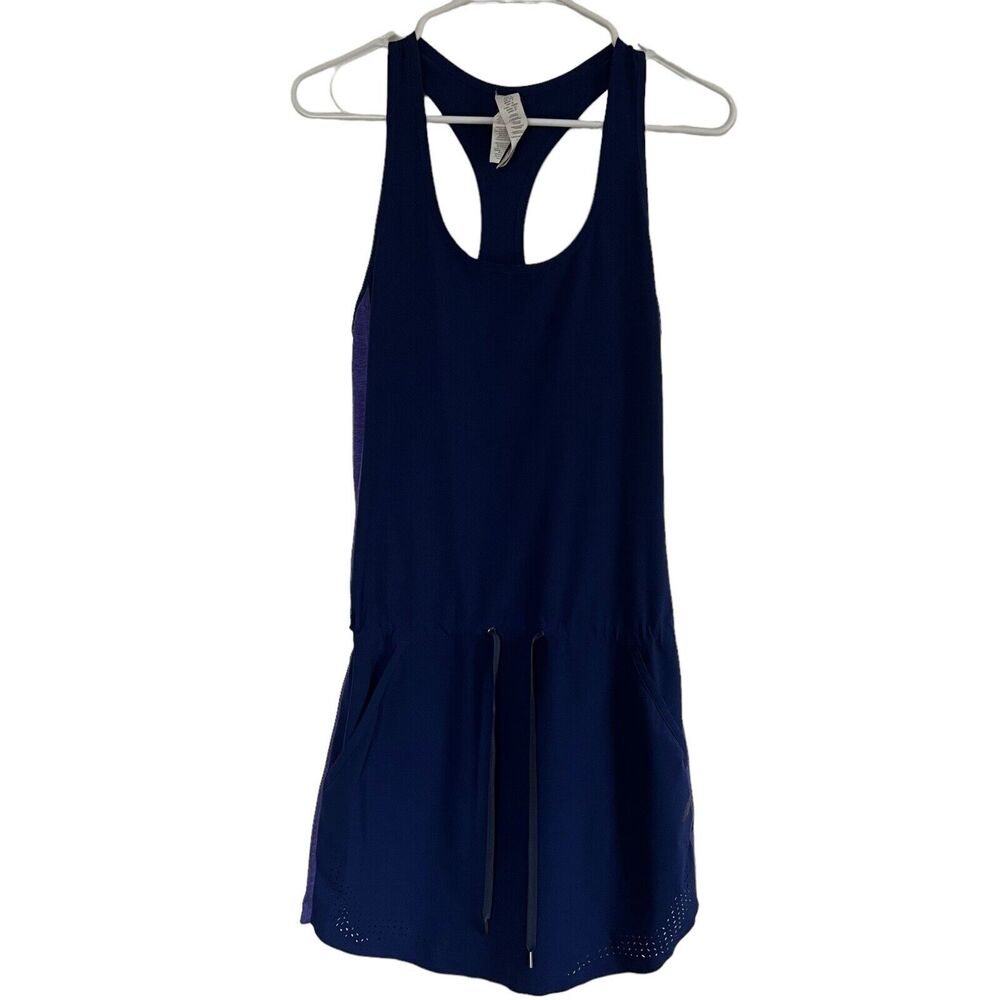 New‎ Balance Women’s Exercise Halter Dress Front Tie Size Small Pockets